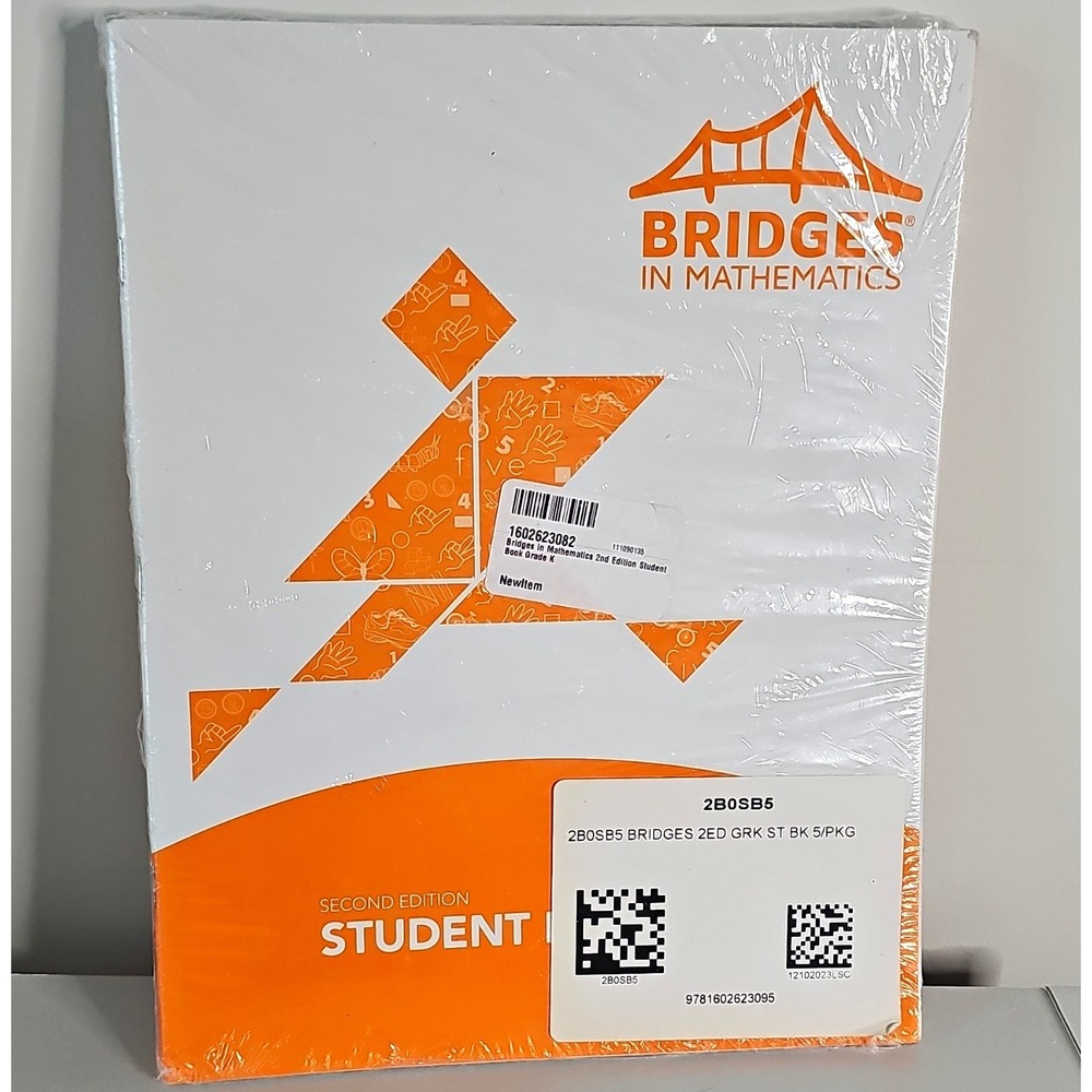 Bridges in Mathematics 2nd Edition Grade K Student Book 5 Pack 2BOSB5 2018